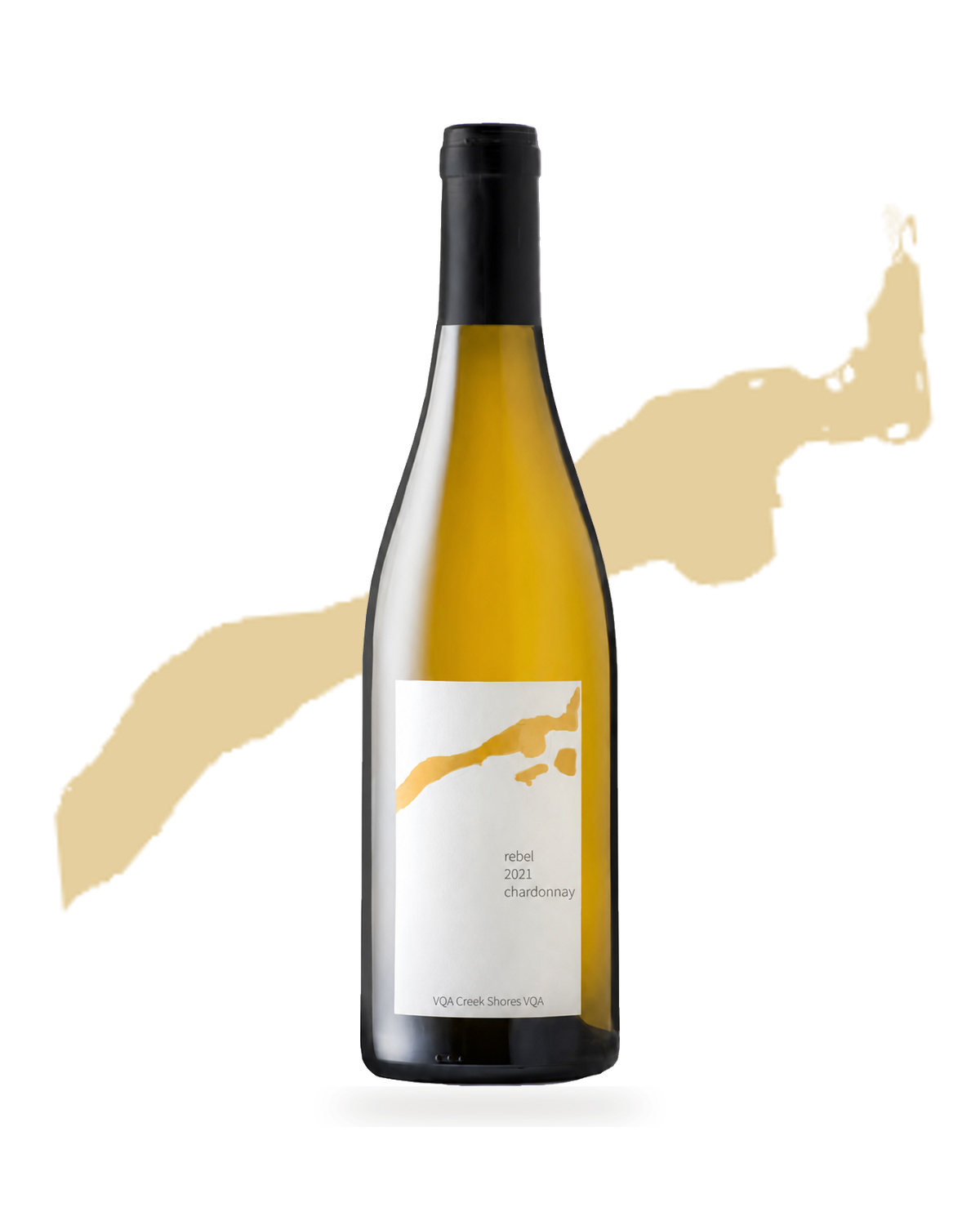 Bottle of Rebel Chardonnay 2021